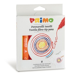 [79433] PENNARELLI PER TESSUTO ASTUCCIO 8 COLORI
