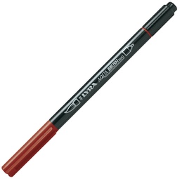 [85054] Pennarello a 2 punte AQUA BRUSH DUO rosso Venezia LYRA