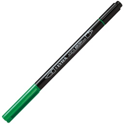 [85047] Pennarello a 2 punte AQUA BRUSH DUO verde permanente LYRA