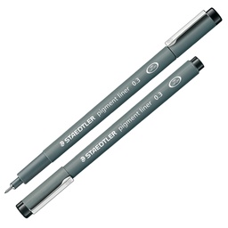 [25012] Pennarello Pigment Liner 308 nero 0,3mm Staedtler