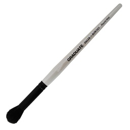 [85448] Pennello pelo capra scuro bombasino Graduate n.3/4 manico corto Daler Rowney