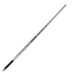 [85397] Pennello setola naturale Graduate piatto corto n.2 manico lungo Daler Rowney