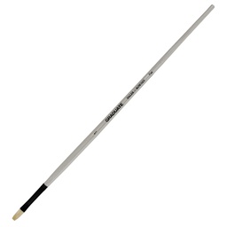 [85403] Pennello setola naturale Graduate piatto lungo n.1 manico lungo Daler Rowney