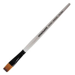 [85424] Pennello sintetico Graduate piatto quadrato n.3/4 manico corto Daler Rowney