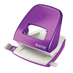 [75069] Perforatore 2 fori 5008 WOW viola metal max 30fg LEITZ