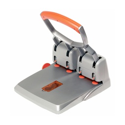 [53165] PERFORATORE 4 FORI PASSO 80 MAX 150fg RAPID HDC150/4 GRIGIO/ARANCIO