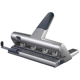 [48551] PERFORATORE 4 FORI VARIABILI PASSO 6-8 MAX 30FG AKTO ARGENTO LEITZ