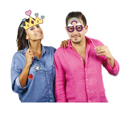 [89100] Photo Booth Unicorno 8 fantasie Big Party