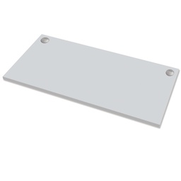 [91266] Piano di lavoro per scrivania Cambio - 140x80x2,5cm - grigio Fellowes