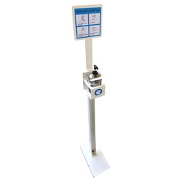 [90400] Piantana da terra con supporto per dispenser da 500ml