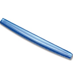 [40290] POGGIAPOLSI DA TASTIERA IN GEL TRASPARENTE BLU