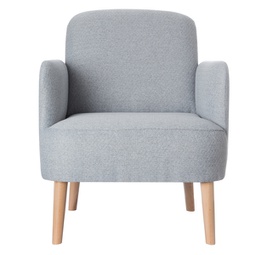 [92374] Poltrona Brooks grigio chiaro Paperflow