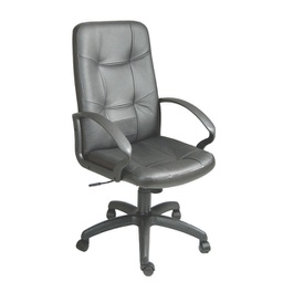 [93592] POLTRONA DIREZIONALE Auriga P NERO in similpelle