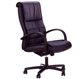 [50374] POLTRONA DIREZIONALE Gemini PY NERO in pelle