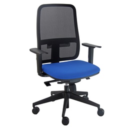 [93829] Poltrona semidirezionale Blaze BLYTN blu c/ braccioli regolabili