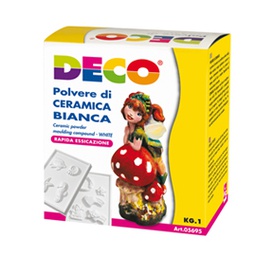 [82011] Polvere di ceramica bianca 1kg DECO