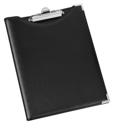 [27253] PORTABLOCCO IN ECOPELLE NERO 24X31cm CON TASCA art.247 LEBEZ