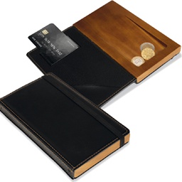 [80272] Porta conto in legno e similpelle Trendy Securit