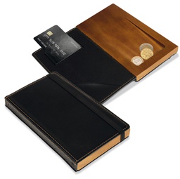 [80272] Porta conto in legno e similpelle Trendy Securit