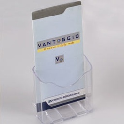 [60947] PORTADEPLIANT DA BANCO 1/3-A4 1TASCA 11X19,8X8,3CM TECNOSTYL