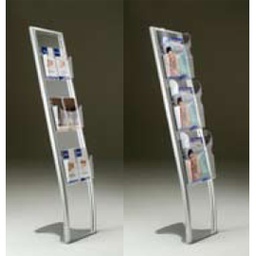 [53841] Portadepliant da terra con 6 tasche 1/3 A4 Vision Ice VS04