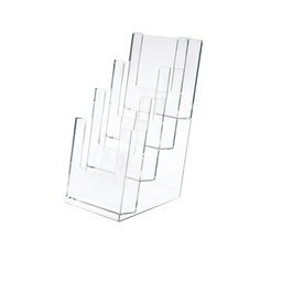 [37867] PORTADEPLIANT IN PLASTICA TRASPARENTE 11X25X14cm ART.5022