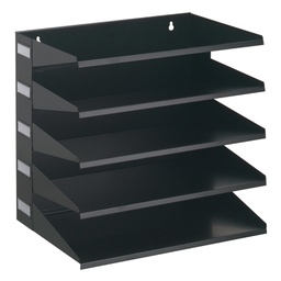 [72089] PORTADOCUMENTI SORTER RACK 5 SCOMPARTI NERO DURABLE