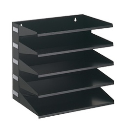 [72089] PORTADOCUMENTI SORTER RACK 5 SCOMPARTI NERO DURABLE