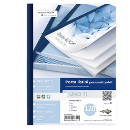 [25894] Portalistini personalizzabile UnoTI 22x30cm 120 buste Sei Rota