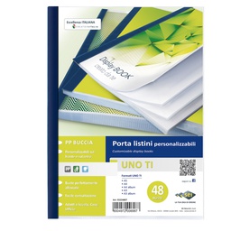 [25889] Portalistini personalizzabile UnoTI 22x30cm 48 buste Sei Rota