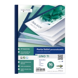 [25893] Portalistini personalizzabile UnoTI 22x30cm 96 buste Sei Rota