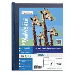 [45732] Portalistini personalizzabile UnoTI 25x35cm 24 buste Sei Rota