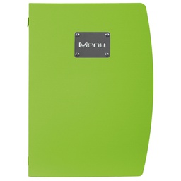 [71611] PORTA MENU' A4-24x34cm VERDE RIO con 1 INSERTO DOPPIO