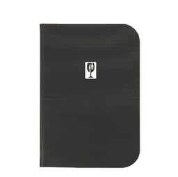 [90152] Porta MenU' A4-31,5x24cm Nero Essential