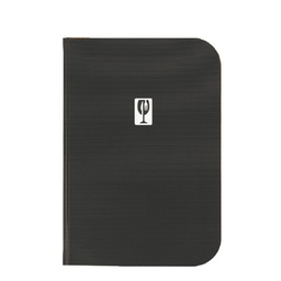 [90152] Porta MenU' A4-31,5x24cm Nero Essential