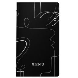 [91146] PortamenU' F.to 18x31,6cm Linea Linee - nero