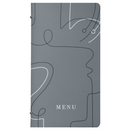 [91147] PortamenU' F.to 18x31,6cm Linea Linee - grigio