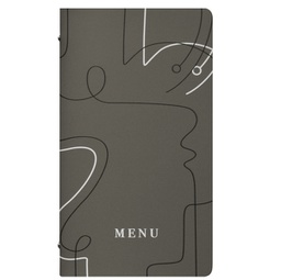 [91147] PortamenU' F.to 18x31,6cm Linea Linee - grigio