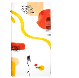 [91136] PortamenU' F.to 18x31,6cm Linea Spaghetti - bianco