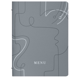 [91145] PortamenU' F.to A4 24,6x31,6cm Linea Linee - grigio