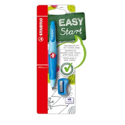 [50038] PORTAMINE STABILO® EASYergo 3,15mm azzurro PER DESTRORSI + AFFILAMINE