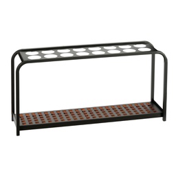 [71290] PORTAOMBRELLI MULTI A 16 POSTI NERO
