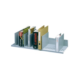 [61937] PORTARIVISTE A 10 SEPARATORI MOBILI GRIGIO 80,2X27,5X21CM PAPERFLOW
