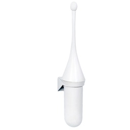 [67408] PORTASCOPINO BIANCO DA PARETE PER WC MAR PLAST
