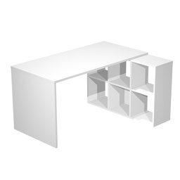 [76857] Postazione Home-Office 6 caselle L140 x P104 x H72,4cm Bianco