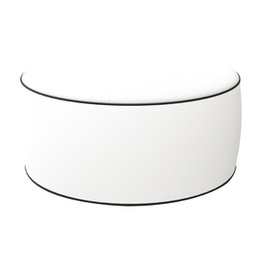 [97214] Pouf Ottoman bianco H 23x53 D cm