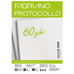 [58727] Protocollo 4mm 200fg 60gr f.to A3 chiuso (21x29,7cm Fabriano