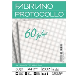 [58728] Protocollo 5mm 200fg 60gr f.to A3 chiuso (21x29,7cm Fabriano