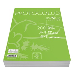 [54917] PROTOCOLLO A4 4MM 200FG 80GR PIGNA
