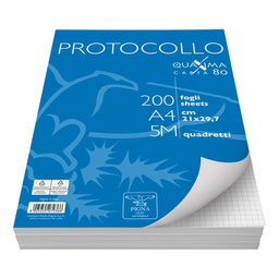 [54918] PROTOCOLLO A4 5MM 200FG 80GR PIGNA